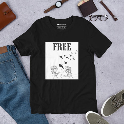 Free Unisex t-shirt (white)