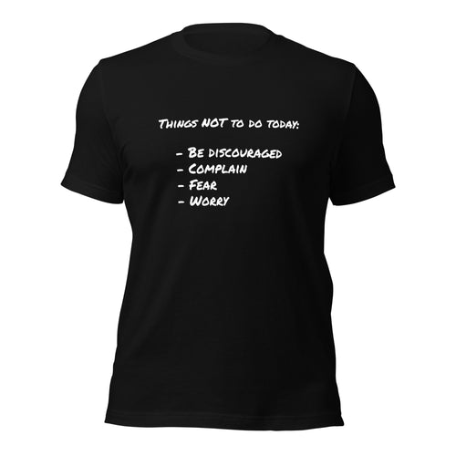 Things not to do Short-Sleeve Unisex T-Shirt