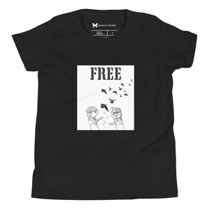 Youth Free (white) Short Sleeve T-Shirt