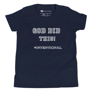 Youth God Did This Short Sleeve T-Shirt