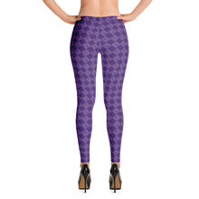 Load image into Gallery viewer, Purple Maze Leggings