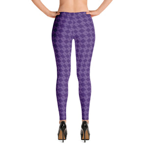 Purple Maze Leggings