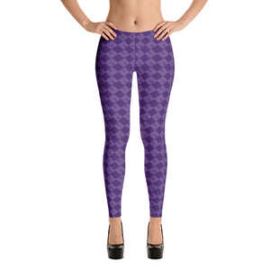 Purple Maze Leggings