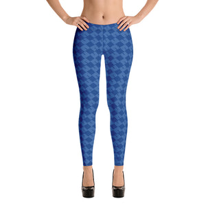 Blue Maze Leggings