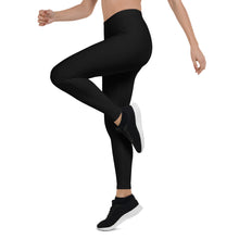 Load image into Gallery viewer, Logo Leggings Black