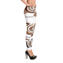 Load image into Gallery viewer, Brown Swirl Leggings