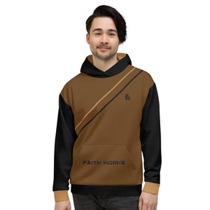 Men’s Brown Faith Works Hoodie