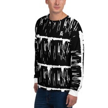 Load image into Gallery viewer, Men’s Black Striated Faith Works Sweatshirt