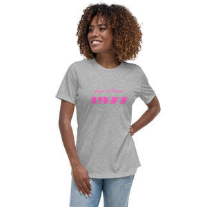 Women's Pink 1977 Relaxed T-Shirt