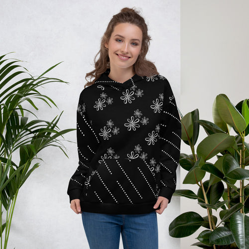 Women’s Flowers and Stripes Hoodie