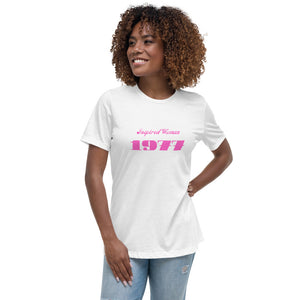 Women's Pink 1977 Relaxed T-Shirt