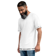 Load image into Gallery viewer, Men&#39;s White Faith Works Short Sleeve Shirt