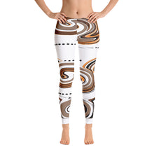 Load image into Gallery viewer, Brown Swirl Leggings