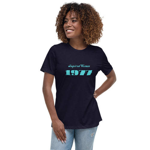 Women's Teal 1977 Relaxed T-Shirt