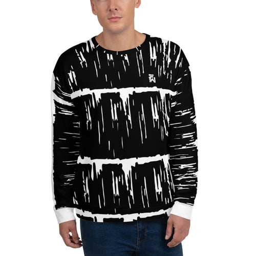 Men’s Black Striated Faith Works Sweatshirt