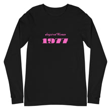 Load image into Gallery viewer, Pink 1977 Long Sleeve Tee