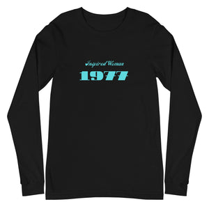 Teal 1977  Long Sleeve Tee