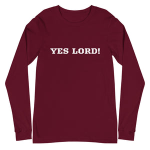 Unisex YES LORD! Long Sleeve Tee