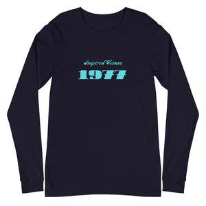 Teal 1977  Long Sleeve Tee