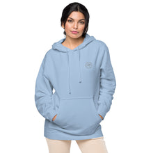 Load image into Gallery viewer, Unisex Light Blue Logo hoodie