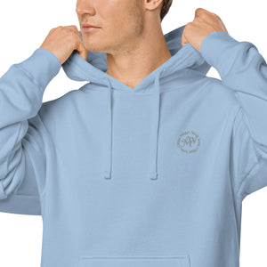 Unisex Light Blue Logo hoodie