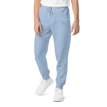 Load image into Gallery viewer, Unisex Light Blue Logo sweatpants