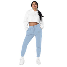 Load image into Gallery viewer, Unisex Light Blue Logo sweatpants