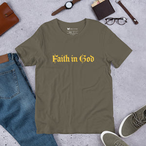 Faith in God Unisex t-shirt