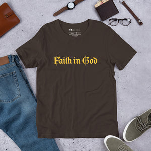 Faith in God Unisex t-shirt