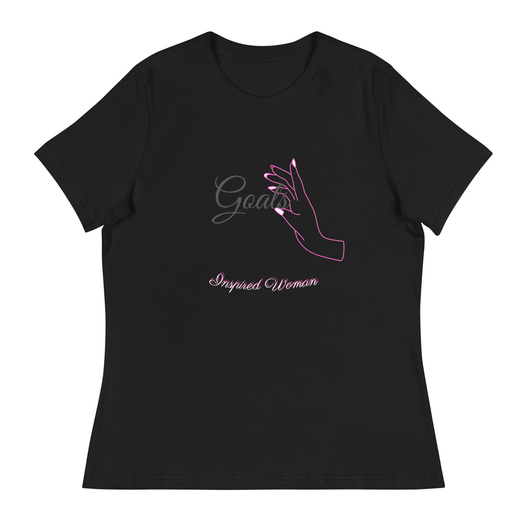 Women's Reaching My Goals Relaxed T-Shirt